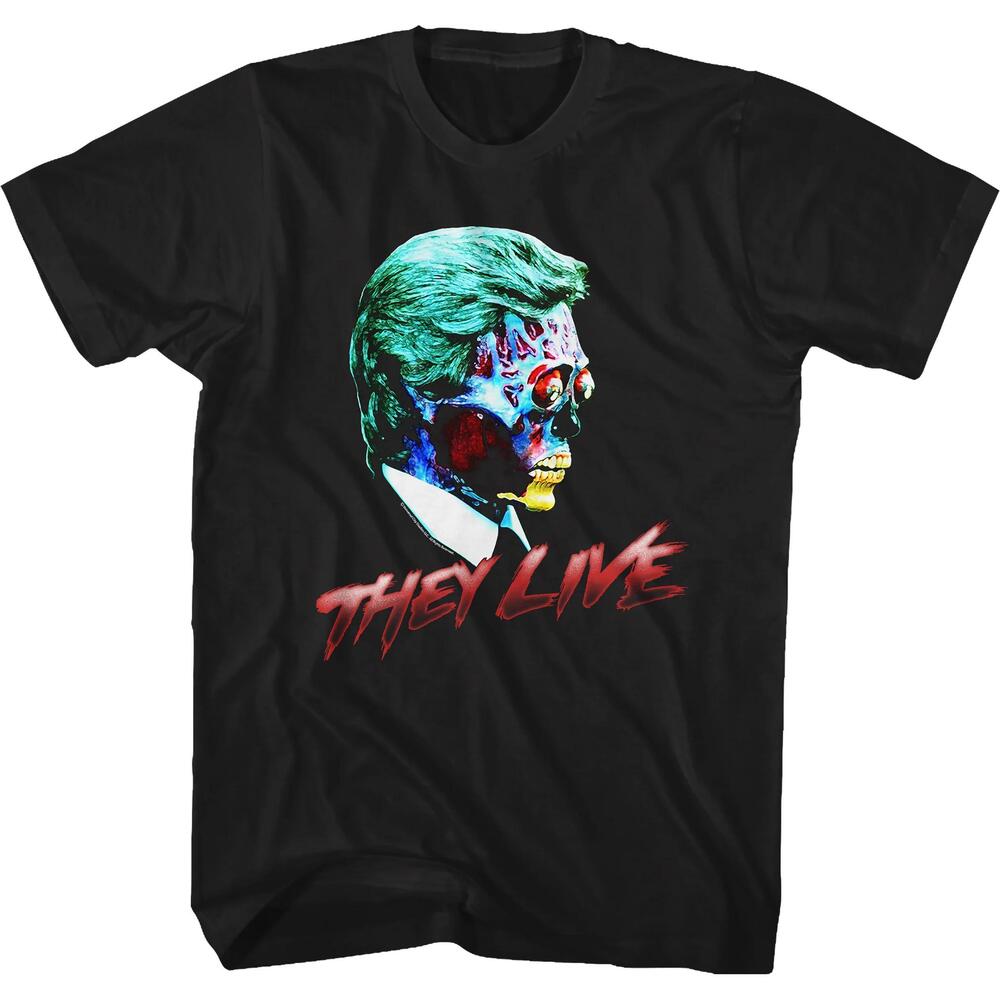Alien Head Shot They Live Tshirt